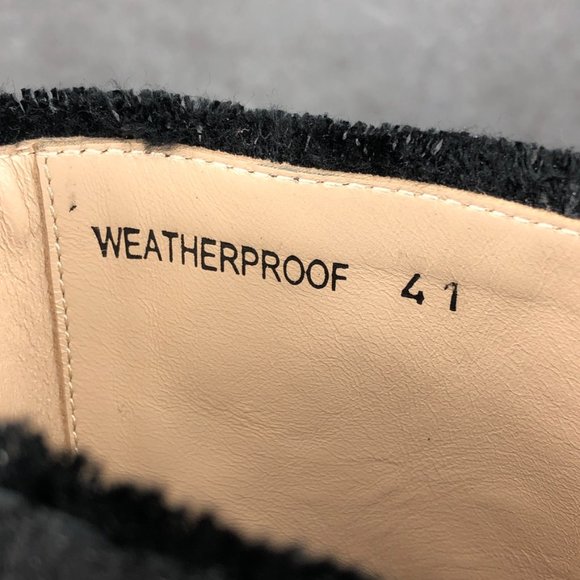 Ron White Perry Weatherproof Block Heel Suede Fringe Boot, EU 41 Women's 10 - Picture 9 of 9